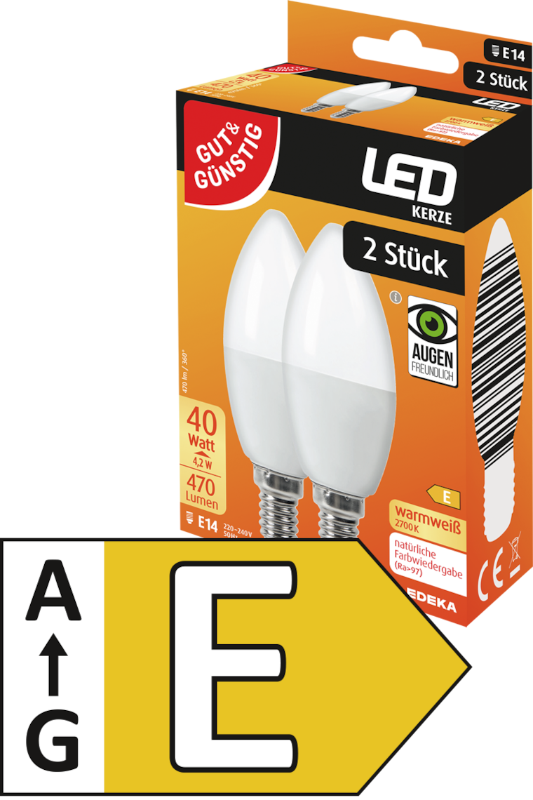 Gut & Günstig LED-Kerze