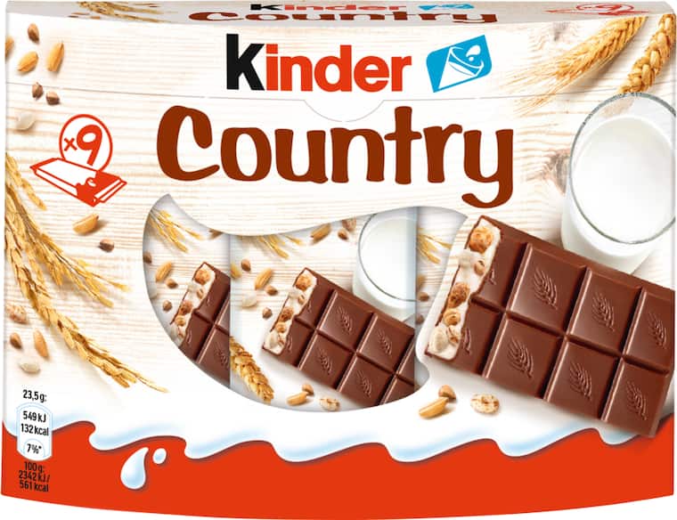 kinder bueno oder Country