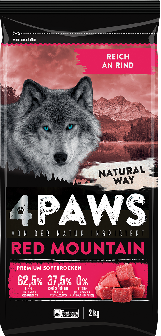 4 PAWS Premium-Softbrocken