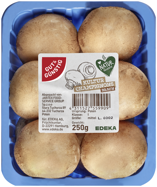 Ab Donnerstag erhältlich: Gut & Günstig Champignons braun
