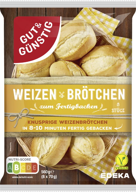 Gut & Günstig Weizenbrötchen 