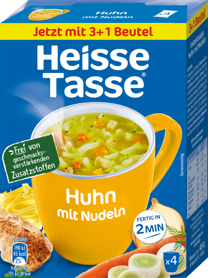 Heisse Tasse Suppensnack