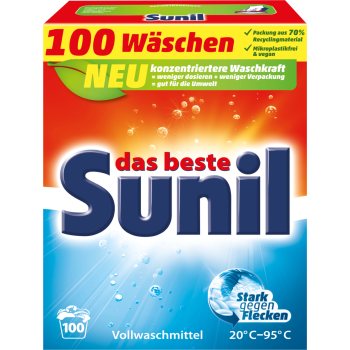 Sunil Voll- oder Colorwaschmittel