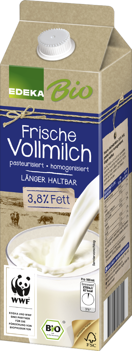 EDEKA Bio Frische Vollmilch