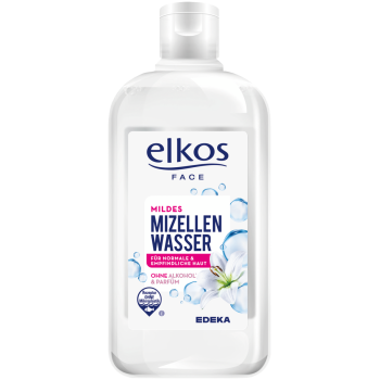 elkos Face Mildes Mizellenwasser