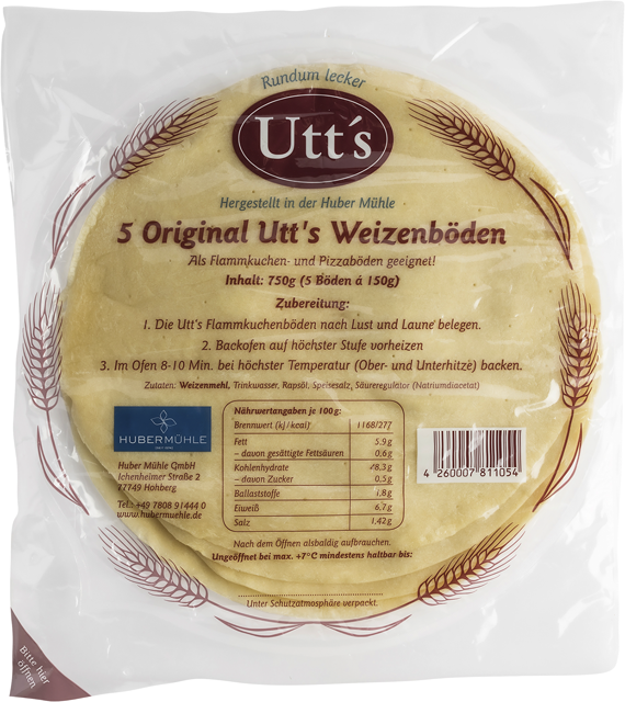 Utt’s FlammkuchenbödenÂ