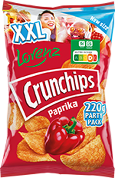 Lorenz Crunchips Paprika XXL