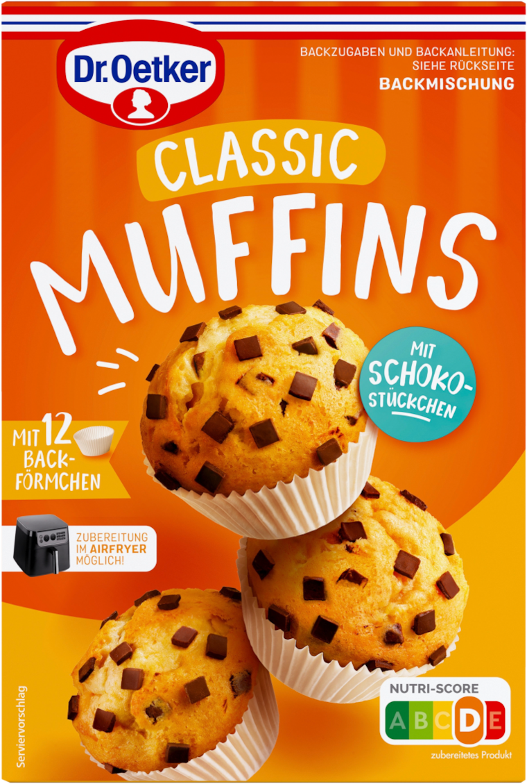 Dr. Oetker Backmischung für Kuchen oder Muffins