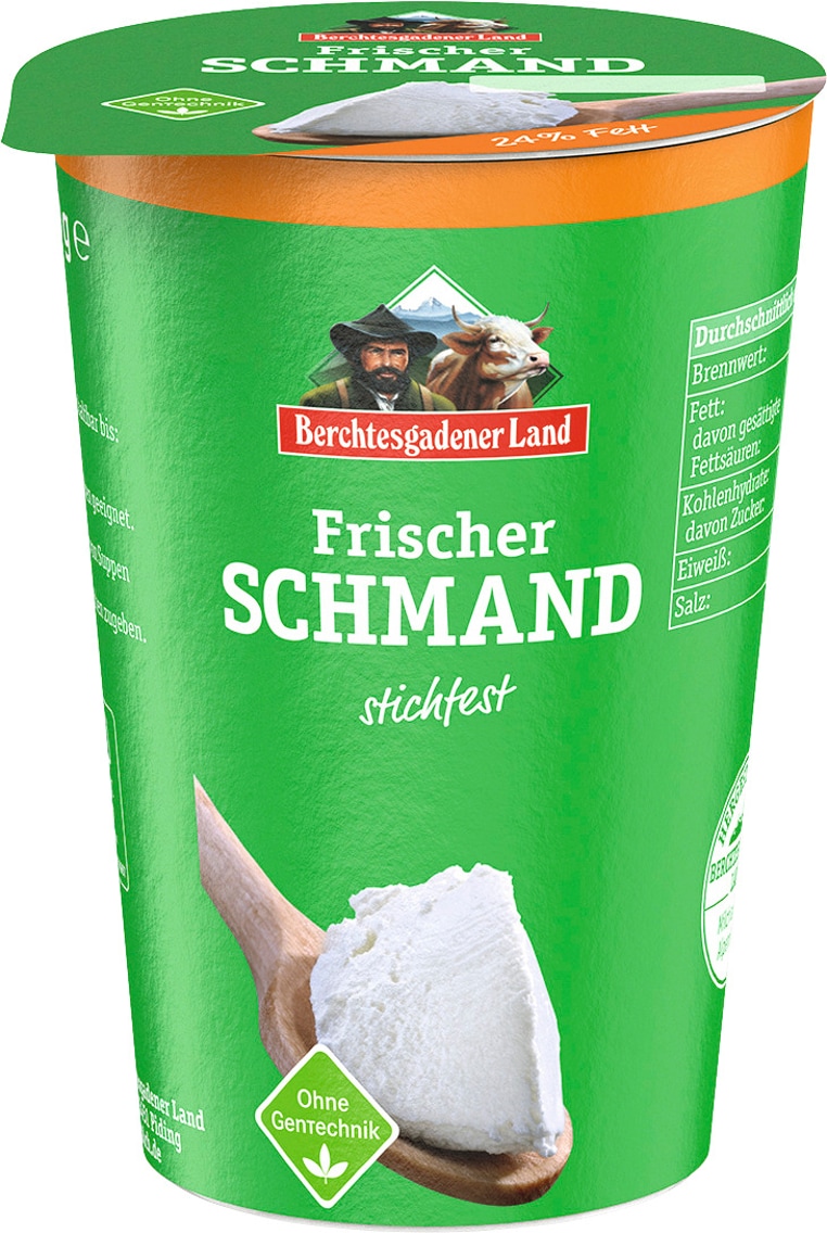 Berchtesgadener Land Frischer Schmand oder Sauer Rahm