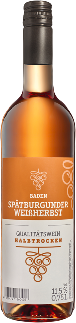 Baden Spätburgunder Weißherbst halbtrocken