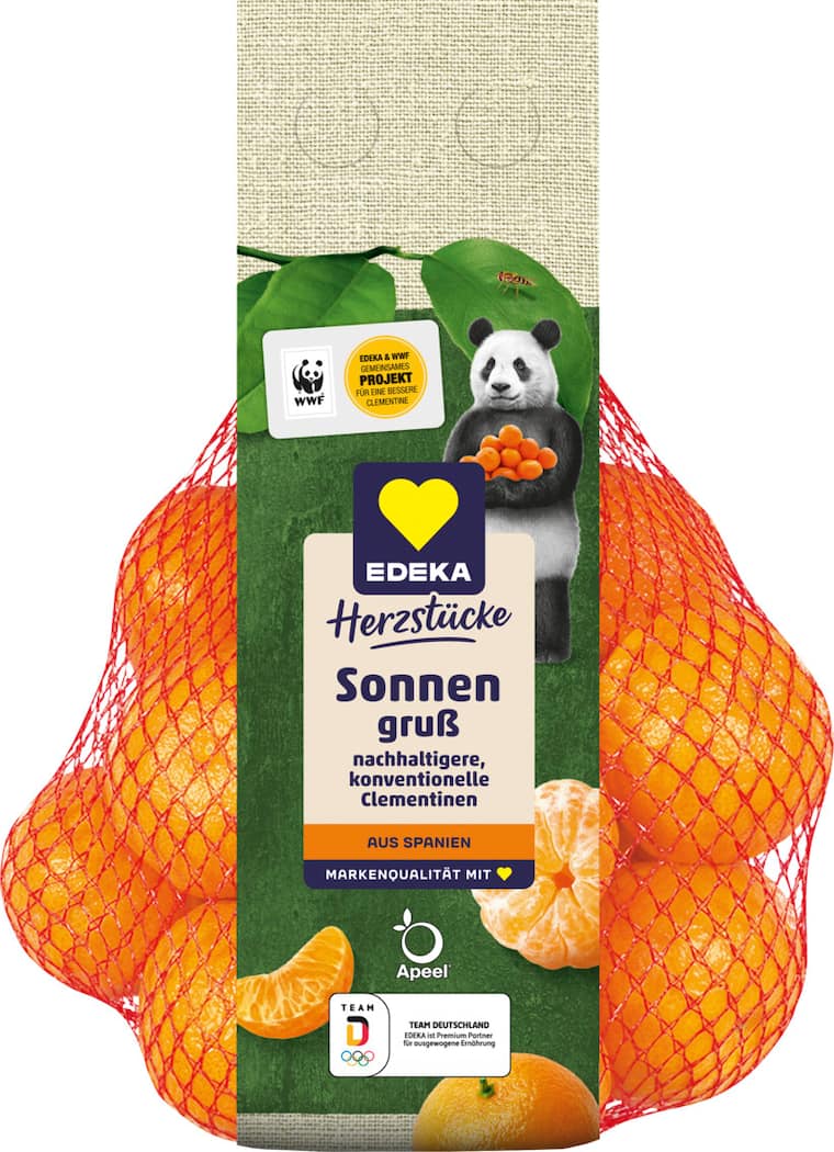 EDEKA Herzstücke WWF Apeel Orangen oder Clementinen