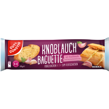 GUT & GÜNSTIG - Knoblauch- oder Kräuterbaguette