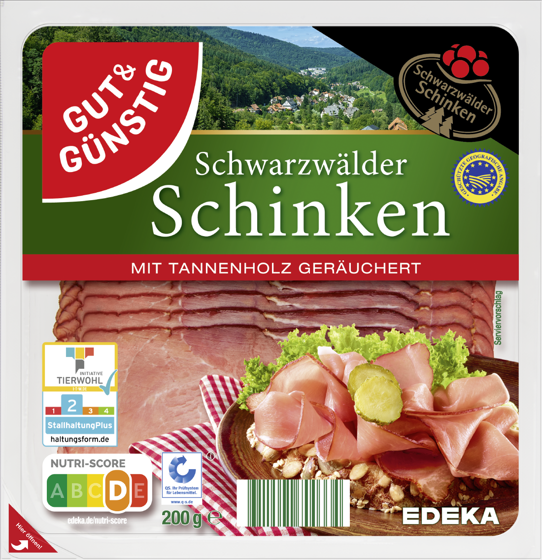 GUT&GÜNSTIG Schwarzwälder Schinken oder Bauernschinken