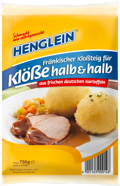 Henglein Fränkischer Kloßteig für Klöße halb & halbÂ