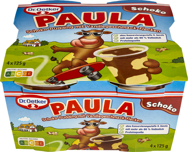 Dr. Oetker Paula Pudding, Minis oder Snack