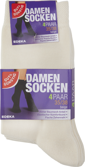 Gut & Günstig Damen Socken oder Sneakersocken