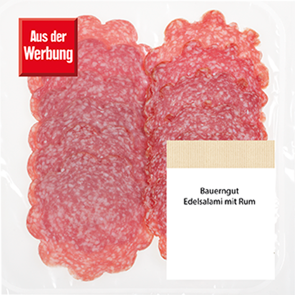 Bauerngut Edelsalami mit Rum*