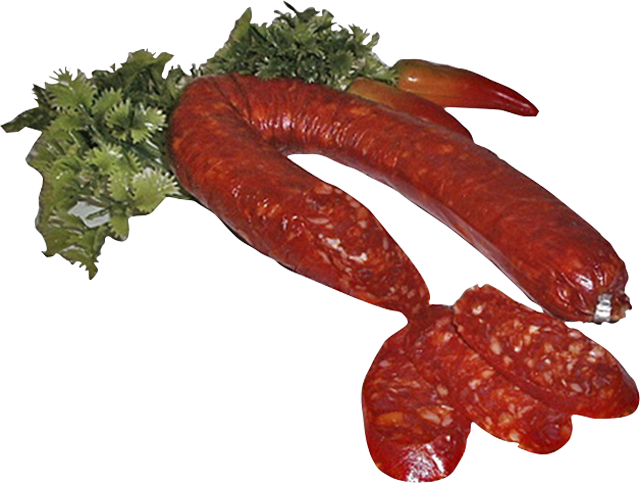 Italienische Ringsalami pikant