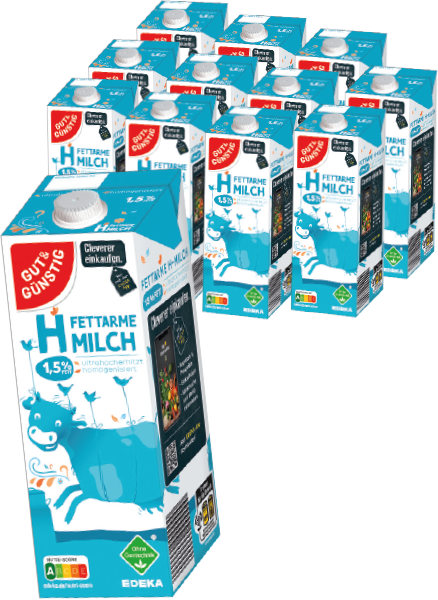 GUT&GÜNSTIG Fettarme H-Milch