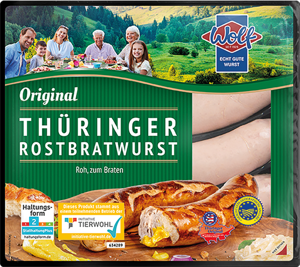 Wolf Original Thüringer Rostbratwurst
