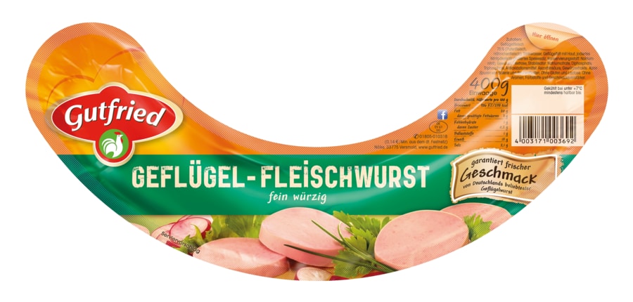 Gutfried Geflügel-Fleischwurst*