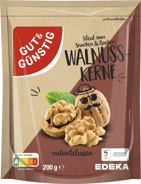 Gut & Günstig Walnusskerne 