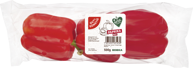 Donnerstag bis Samstag: Gut & Günstig Paprika rot