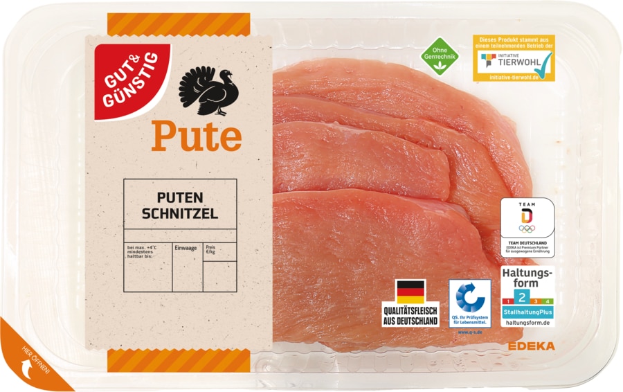 Gut&Günstig Puten-Schnitzel