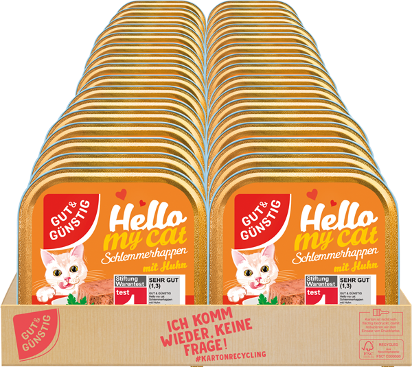 GUT&GÜNSTIG Hello my cat Schlemmerhappen