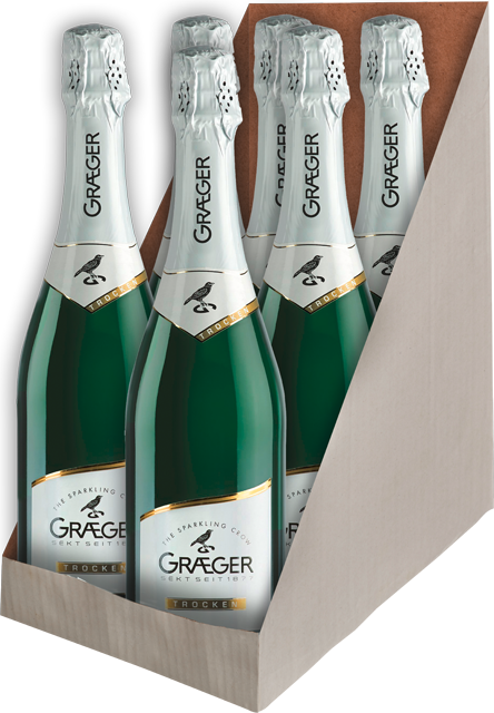 6 Flaschen Graeger Sekt 