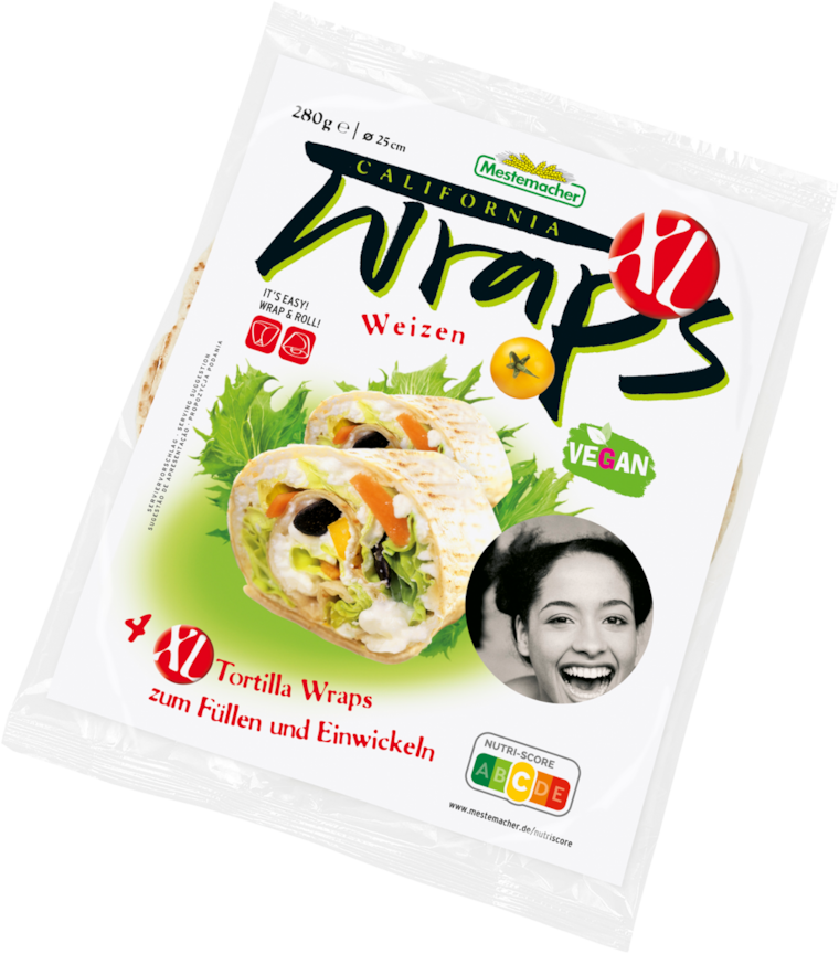 Mestemacher California Wraps Weizen XL