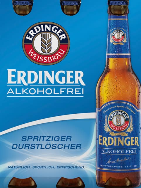 Erdinger Weißbier Alkoholfrei, Naturtrüb