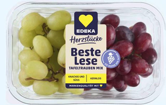 EDEKA Herzstücke Trauben Mix hell und rot 