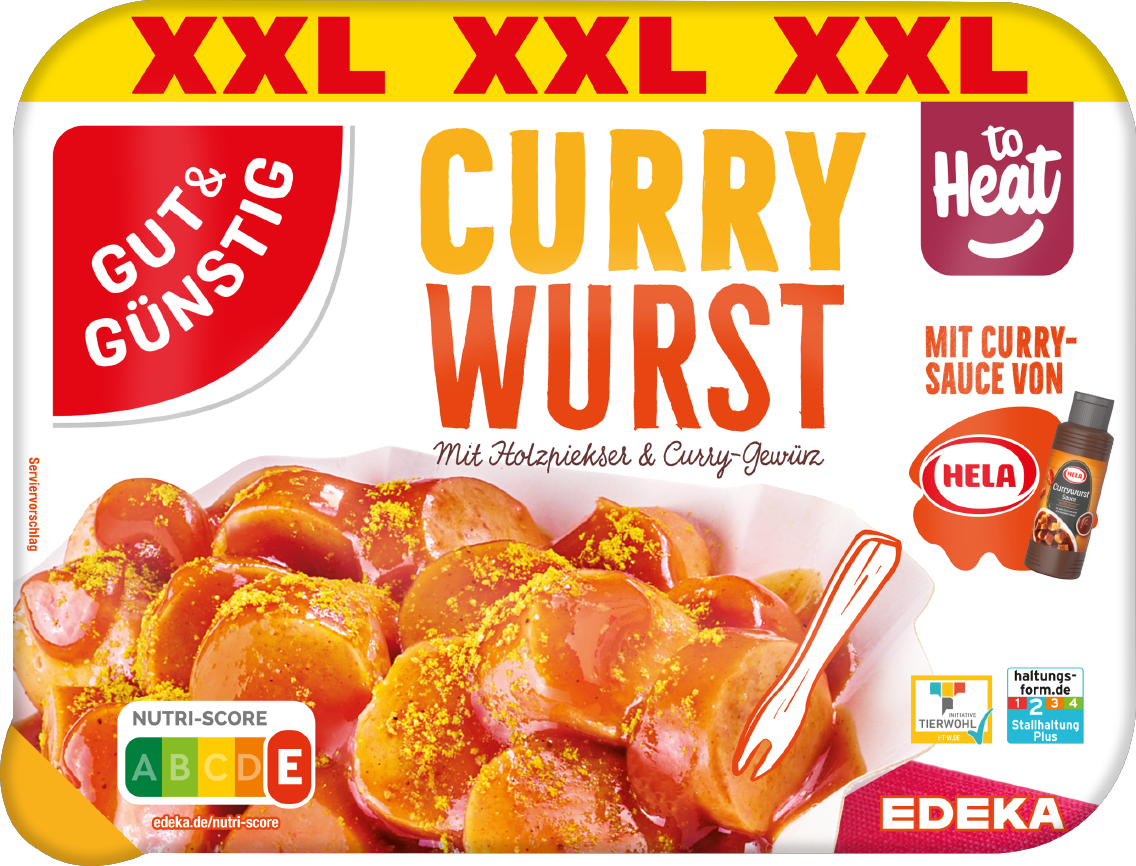 GUT&GÜNSTIG Curry-Wurst XXL