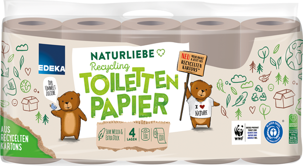 EDEKA Recycling-Toilettenpapier