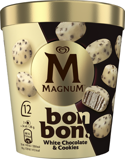 Langnese Magnum Bonbon White Chocolate & Cookies oder Gold Caramel Billionaire