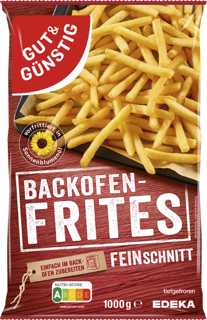 Gut & Günstig Backofen-Frites Feinschnitt