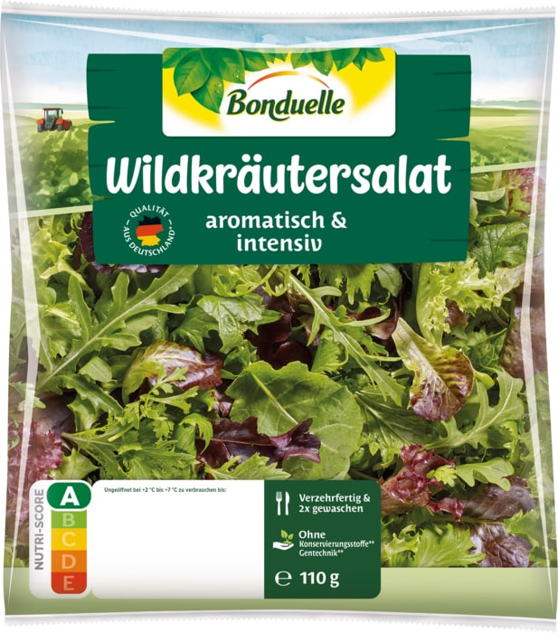Bonduelle Wildkräutersalat oder Mild & Wild