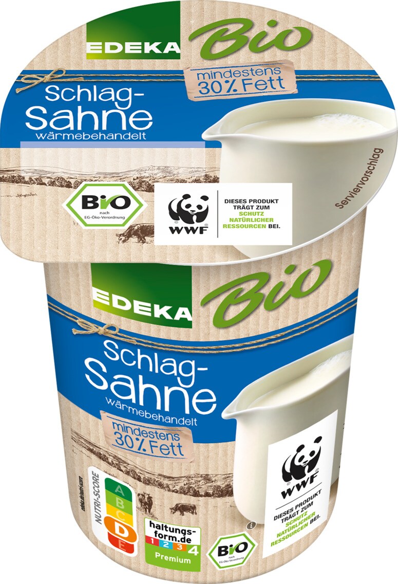 EDEKA Bio WWF Schlag-Sahne