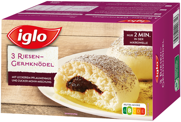 Iglo 3 Riesen-Germknödel