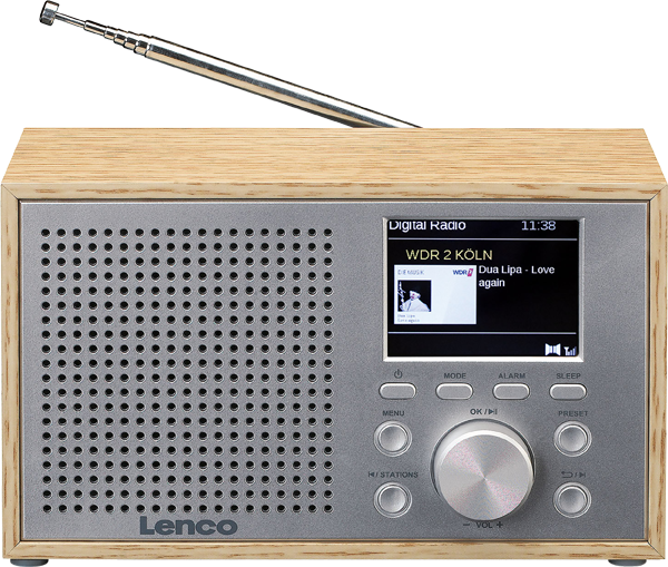 Lenco "DAR-017WH" Digitalradio
