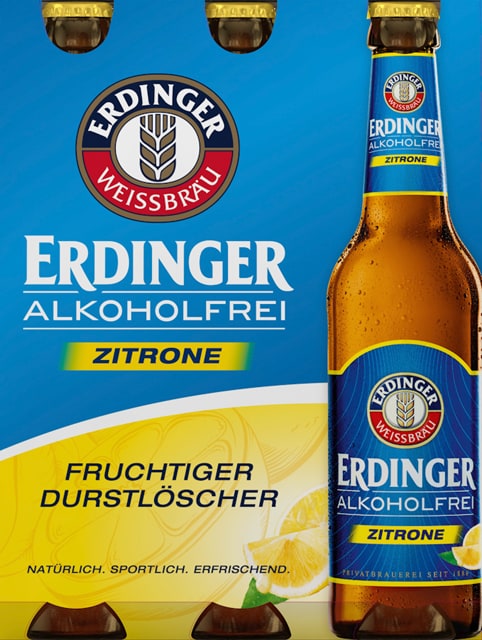 Erdinger Alkoholfrei Zitrone Weißbier