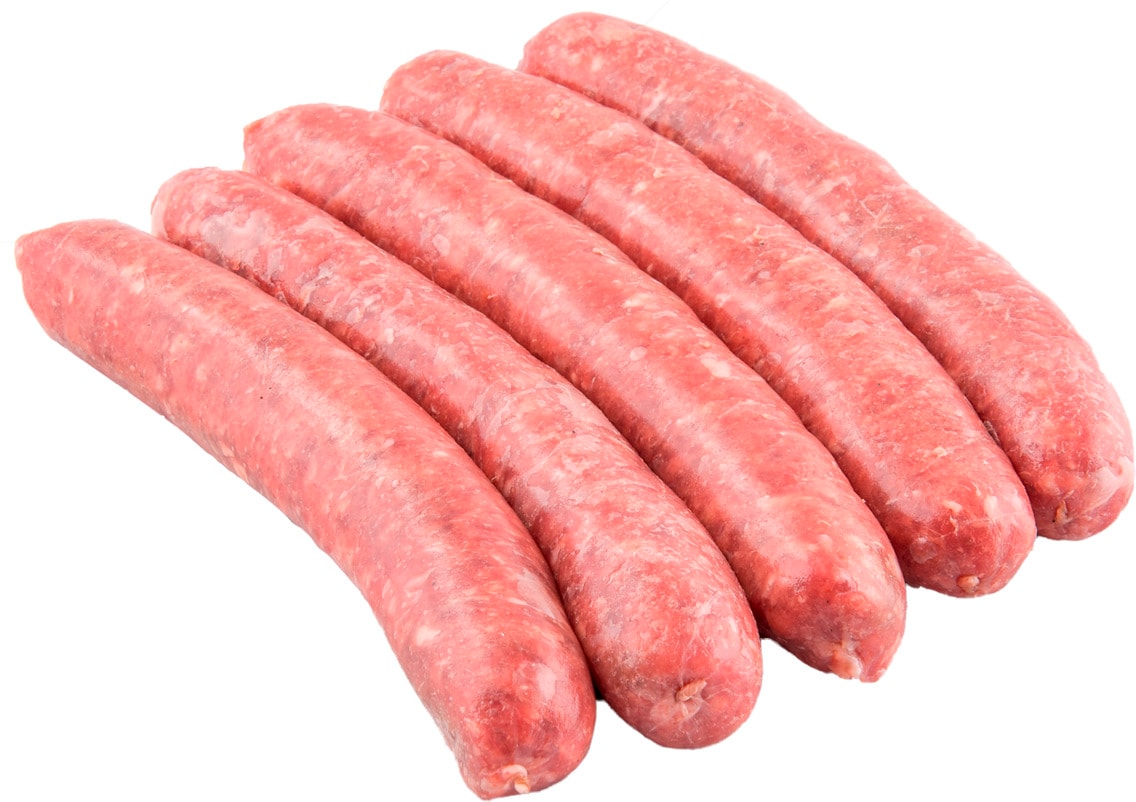 Hamburger Patties oder Rinderbratwurst