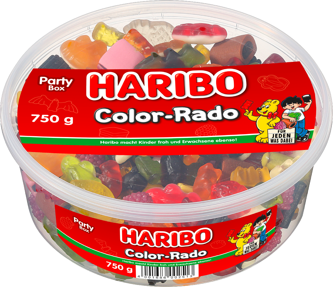 Haribo Fruchtgummi oder Lakritz