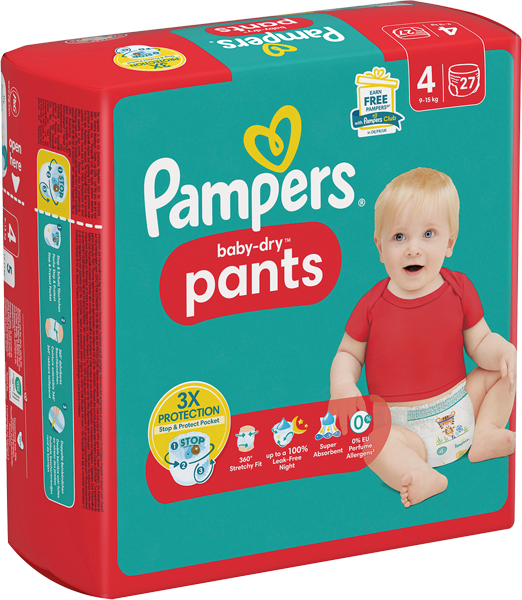 Pampers baby-dry-, Premium-Protection-Windeln oder -Pants