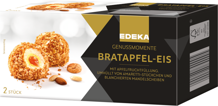 EDEKA Genussmomente Bratapfel-Eis