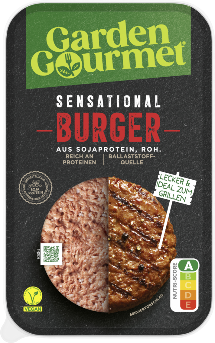 Garden Gourmet Sensational Burger, Bratwurst oder Hack/Faschiertes