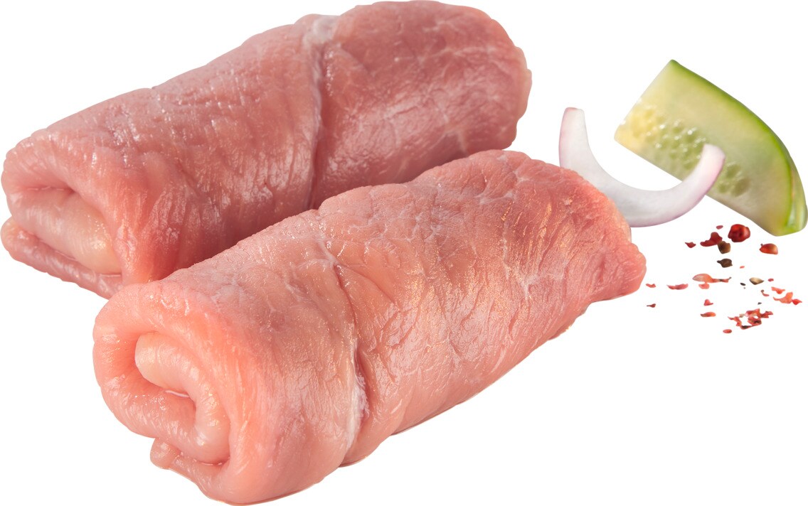 Schweineschnitzel oder -rouladen