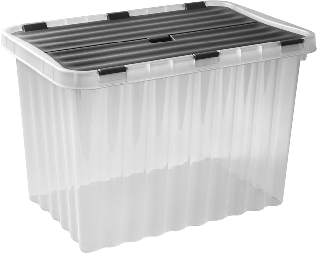 Aufbewahrungsbox mit Klappdeckel