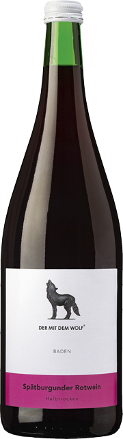 Baden Der mit dem Wolf Spätburgunder Rotwein 